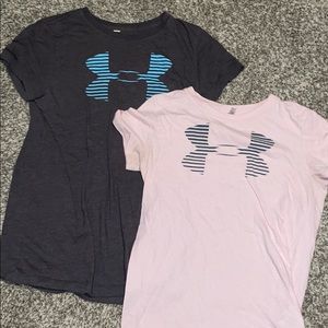 TWO Under Armour Active shirts